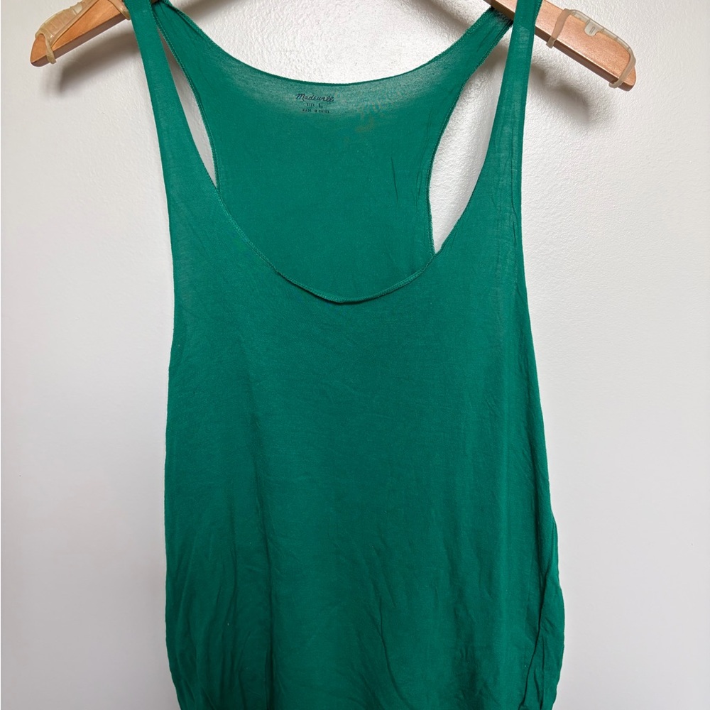 Madewell Emerald Green Racerback Tank